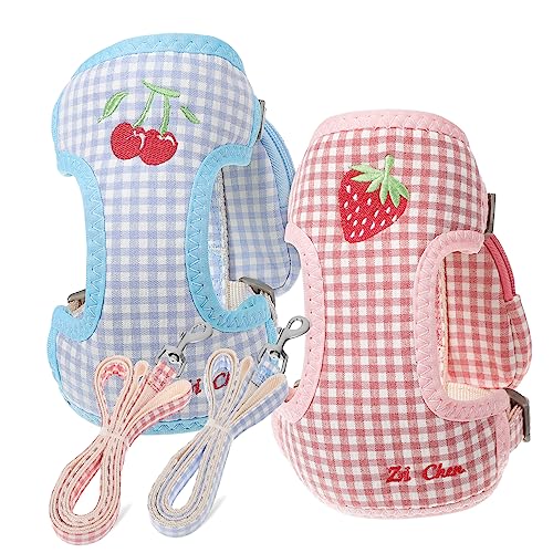 HANABASS Hundeweste Geschirre Rucksack 2 Stück Haustier Für Hunde Komfortables Vielseitiges Design Für Outdoor-aktivitäten von HANABASS