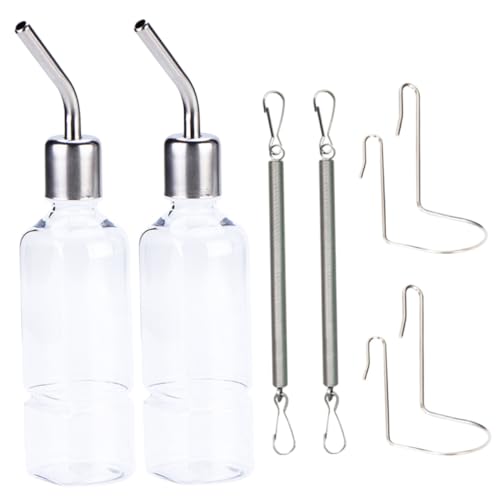 HANABASS 2St Haustier-Wasserflasche Bausatz Meerschweinchen Röhre Hund Hamster trinkflasche hasentrinkflaschen wasserkocher wasserspender Hamstertrinker meerschweinchen trinkflasche Plastik HANABASS 2St Haustier-Wasserflasche Bausatz Meerschweinchen Röhre Hund Hamster trinkflasche hasentrinkflaschen wasserkocher wasserspender Hamstertrinker meerschweinchen trinkflasche Plastik von HANABASS