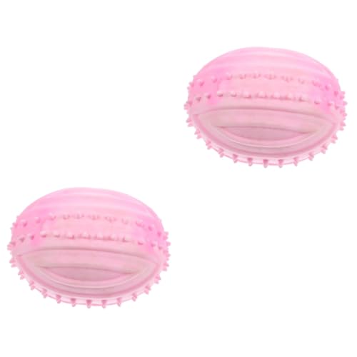 HANABASS 2St Hundeball aus Gummi Ballspielzeug für Welpen Hundetrainingsspielzeug Hunde Spielzeug quitschen Dog chew Toy Dog Toys Kauspielzeug für Welpen Hundebedarf kleine Hundebälle Rosa HANABASS 2St Hundeball aus Gummi Ballspielzeug für Welpen Hundetrainingsspielzeug Hunde Spielzeug quitschen Dog chew Toy Dog Toys Kauspielzeug für Welpen Hundebedarf kleine Hundebälle Rosa von HANABASS