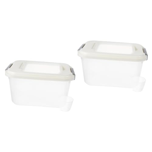 HANABASS 2St Sandbecken Hamster Sandbad Hamster Badezimmer Sandbad für Kleintiere Sandbad-Container Hamster Badesand klare hamstertoilette Chinchilla-Badezimmer Hamster-Badewanne Abs Weiß HANABASS 2St Sandbecken Hamster Sandbad Hamster Badezimmer Sandbad für Kleintiere Sandbad-Container Hamster Badesand klare hamstertoilette Chinchilla-Badezimmer Hamster-Badewanne Abs Weiß von HANABASS