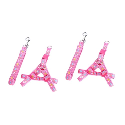 HANABASS 2St Trainingsseil für Hunde Hundehalsband Hundeleine Bequeme Haustierleine Laufleine für Haustiere pet Supplies Little Pets keilriemen Welpenhalsband Haustier-Traktionsseil Rosa HANABASS 2St Trainingsseil für Hunde Hundehalsband Hundeleine Bequeme Haustierleine Laufleine für Haustiere pet Supplies Little Pets keilriemen Welpenhalsband Haustier-Traktionsseil Rosa von HANABASS