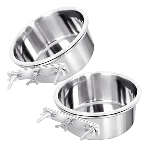 HANABASS Futternapf-Set Aus Edelstahl für Haustiere Groß Klein Futternapf für Hunde und Katzen Zum Aufhängen Einfach Zu Bedienen und Zu Pflegen HANABASS Futternapf-Set Aus Edelstahl für Haustiere Groß Klein Futternapf für Hunde und Katzen Zum Aufhängen Einfach Zu Bedienen und Zu Pflegen von HANABASS