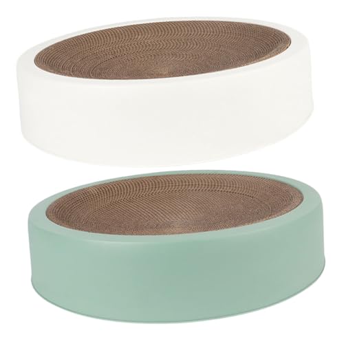 HANABASS 2Stücke Katzenkratzbrett aus Wellpappe Doppeltes Design für Katzen zur Krallenpflege Angst und Fördert Aktivität und Langlebig HANABASS 2Stücke Katzenkratzbrett aus Wellpappe Doppeltes Design für Katzen zur Krallenpflege Angst und Fördert Aktivität und Langlebig von HANABASS