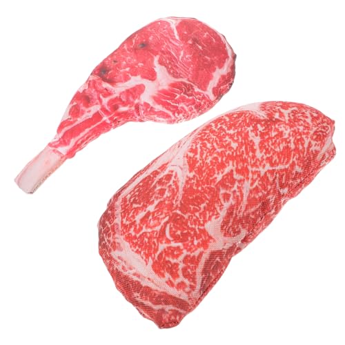 HANABASS 2Stücke Kauspielzeug für Hunde Steak mit Quietschfunktion für Welpen und Katzen Fördert Spiel und Bindung Haustierbedarf HANABASS 2Stücke Kauspielzeug für Hunde Steak mit Quietschfunktion für Welpen und Katzen Fördert Spiel und Bindung Haustierbedarf von HANABASS