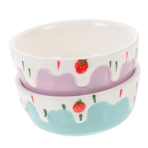 HANABASS 2Stücke Keramischer Hamsternapf Stabiler Futter und Wassernapf für Kleintiere für Hamster Meerschweinchen und Rutschfestes HANABASS 2Stücke Keramischer Hamsternapf Stabiler Futter und Wassernapf für Kleintiere für Hamster Meerschweinchen und Rutschfestes von HANABASS