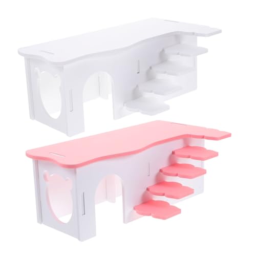 HANABASS Pcs Meerschweinchen Versteck Hamster Leiter Komfortable Nest Für Tiere PVC Material von HANABASS