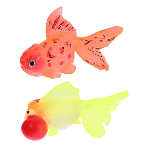 HANABASS 2st Leuchtendes Simuliertes Gold Tropischer Künstlicher Leuchtende Aquariendekoration Gefälschter -Ornament Künstlich Leuchtender Kieselgel HANABASS 2st Leuchtendes Simuliertes Gold Tropischer Künstlicher Leuchtende Aquariendekoration Gefälschter -Ornament Künstlich Leuchtender Kieselgel von HANABASS