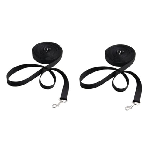HANABASS 2st Trainingsleine Haustier Welpe Hundeleine Robuste Leine Laufende Leine Kettenschleifenleinen Kettenblatt Langlebige Leine Hundetraining Führen Gehleine Leine Leinen Black HANABASS 2st Trainingsleine Haustier Welpe Hundeleine Robuste Leine Laufende Leine Kettenschleifenleinen Kettenblatt Langlebige Leine Hundetraining Führen Gehleine Leine Leinen Black von HANABASS
