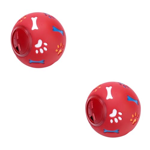 HANABASS 2st Trainingsmaterial Leckerli-werfer Für Hunde Leckball Für Haustiere Ziegenspielzeug Hund Leckt Futter Spielzeug Kleiner Hund Hundespielzeug Interaktiv Puzzle-Spielzeug Rot HANABASS 2st Trainingsmaterial Leckerli-werfer Für Hunde Leckball Für Haustiere Ziegenspielzeug Hund Leckt Futter Spielzeug Kleiner Hund Hundespielzeug Interaktiv Puzzle-Spielzeug Rot von HANABASS