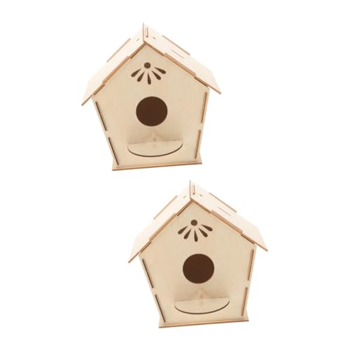HANABASS 2st Vogelhausspielzeug Aus Holz Holzmalerei DIY Spielzeug Vogelhaus Aus Holz Kinder-Graffiti-Spielzeug DIY Kunsthandwerk Gemaltes Vogelhaus DIY Malerei Handwerk Malmaterial Hölzern HANABASS 2st Vogelhausspielzeug Aus Holz Holzmalerei DIY Spielzeug Vogelhaus Aus Holz Kinder-Graffiti-Spielzeug DIY Kunsthandwerk Gemaltes Vogelhaus DIY Malerei Handwerk Malmaterial Hölzern von HANABASS