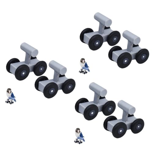 HANABASS 3 Papageien Rollschuh-Spielzeug Für Vögel Hochwertiges Spielzeug Für Papageien Und Sittiche Sicher Und Langlebig Für Und Training Mit Rollschuh-Design von HANABASS