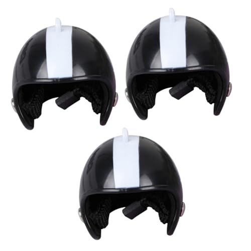 HANABASS 3stücke Hamster Helm Hut Spielzeug Für Kleintiere Einstellbarer Tierkopf-Accessoire Für Und Themenpartys Für Hamster Zwerghamster Und Kleine Haustiere von HANABASS