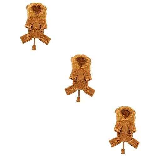 HANABASS 3 STK Haustier Verwandelt Sich in Löwenkleidung Junge Hundekleidung Hundemützen Für Kleine Hunde Katzenkostü Hundekleidung Für Kleine Hunde Hundeperücke Halloween Flanell Golden HANABASS 3 STK Haustier Verwandelt Sich in Löwenkleidung Junge Hundekleidung Hundemützen Für Kleine Hunde Katzenkostü Hundekleidung Für Kleine Hunde Hundeperücke Halloween Flanell Golden von HANABASS