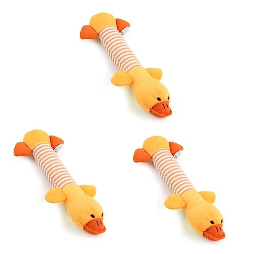 HANABASS 3stücke Pet Puppy Dog Chew Toy Plüsch Quietschente Für Hunde Kauspielzeug Für Stressabbauendes Spielzeug Mit Squeaker Ca Langlebig Und Unterhaltsam HANABASS 3stücke Pet Puppy Dog Chew Toy Plüsch Quietschente Für Hunde Kauspielzeug Für Stressabbauendes Spielzeug Mit Squeaker Ca Langlebig Und Unterhaltsam von HANABASS