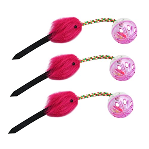HANABASS 3 Stück Kratzfester Verschleißfester Katzenspielzeug Ball mit Glocke Teiliges für Interaktives und Beschäftigung von Katzen im Haushalt HANABASS 3 Stück Kratzfester Verschleißfester Katzenspielzeug Ball mit Glocke Teiliges für Interaktives und Beschäftigung von Katzen im Haushalt von HANABASS