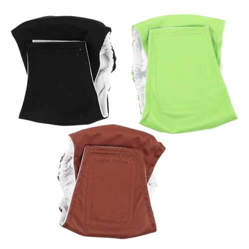 HANABASS 3 Stück Männliche Hundewindel Bauchbänder Für Hunde Rüden Windeln Hundewindel Männlich Haustierwindeln Für Rüden Bauchband Für Hunde Hundewindeln Männlich Welpenwindel Polyester von HANABASS