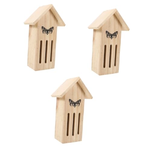HANABASS 3 Stücke Schmetterling Fütterung Station in Holz Outdoor Garten Decor Lebensraum Schmetterling HANABASS 3 Stücke Schmetterling Fütterung Station in Holz Outdoor Garten Decor Lebensraum Schmetterling von HANABASS