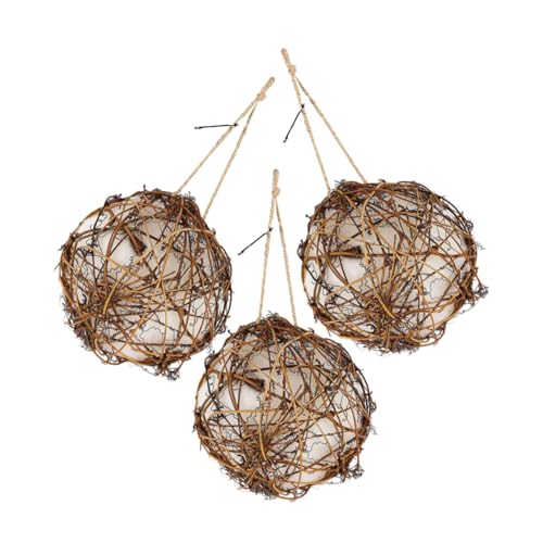 HANABASS 3 Stück Teiliges Hängendes Vogel Nest für Kreatives Design aus Strapazierfähigen Materialien für Andere zur Verschönerung von Innen und Außenbereichen HANABASS 3 Stück Teiliges Hängendes Vogel Nest für Kreatives Design aus Strapazierfähigen Materialien für Andere zur Verschönerung von Innen und Außenbereichen von HANABASS
