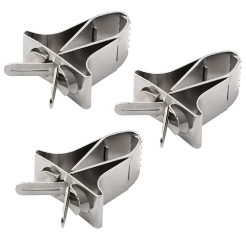 HANABASS 3 Stück Teiliges Vogel Futter Clips Praktische Halterung für Gemüse und Obst im Käfig für Papageien und Andere Vögel Platzsparend und Multifunktional von HANABASS