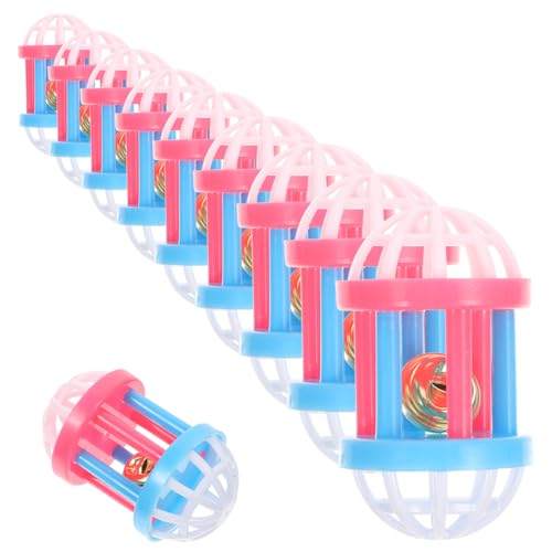 HANABASS 30stücke Hamster Glockenspielzeug Für Kleintiere Und Sichere Spielzeuge Für Hamster Meerschweinchen Und Kleine Haustiere Interaktives Spielzeug Mit Klingelgeräusch Farblich von HANABASS