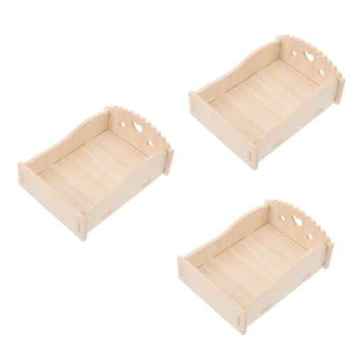HANABASS 3St Hamsterbett Hamster Bett nagerhaus Hamster Schlafnest Hamsterschlafplatz Holz Haustierbett holzmöbel Zubehör für Meerschweinchen Hamsterhausbett Kleines Igel-Schlafbett hölzern HANABASS 3St Hamsterbett Hamster Bett nagerhaus Hamster Schlafnest Hamsterschlafplatz Holz Haustierbett holzmöbel Zubehör für Meerschweinchen Hamsterhausbett Kleines Igel-Schlafbett hölzern von HANABASS