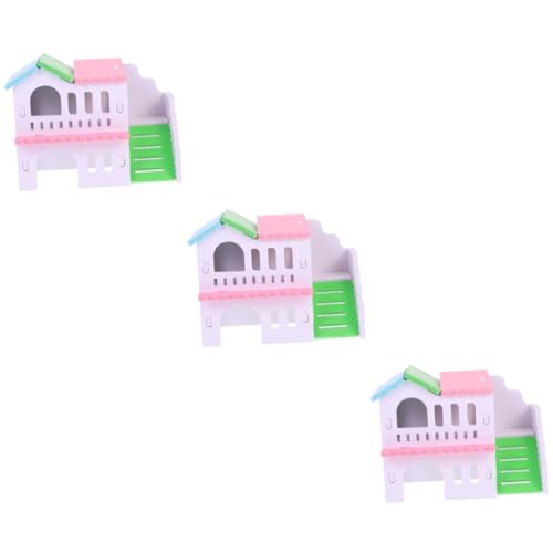 HANABASS 3St Hamstervilla Hamster doppelstöckiges Hamsterspielplatz Tiere Hamsterburg nagerhaus Kreatives Hamster Versteck Spielzeug Haustier Villa aus Hamsterholz Hamsternest hölzern HANABASS 3St Hamstervilla Hamster doppelstöckiges Hamsterspielplatz Tiere Hamsterburg nagerhaus Kreatives Hamster Versteck Spielzeug Haustier Villa aus Hamsterholz Hamsternest hölzern von HANABASS