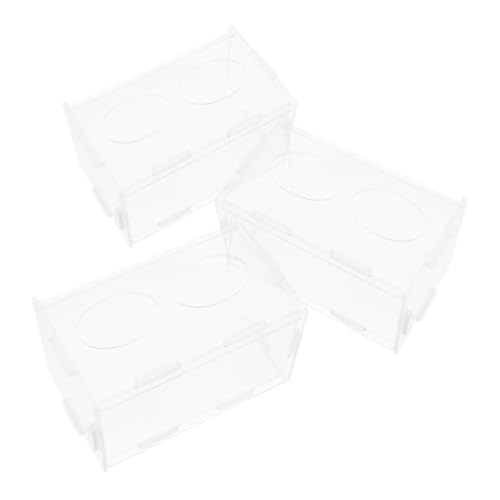 HANABASS Chicken Top Futterspender Hühnerfutterspender Hühnerfütterungshalter Kükenfutterspender Acrylfutterspender Für Hühner HANABASS Chicken Top Futterspender Hühnerfutterspender Hühnerfütterungshalter Kükenfutterspender Acrylfutterspender Für Hühner von HANABASS