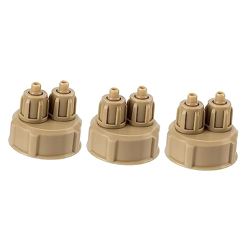 HANABASS 3St Kohlendioxid selber Machen Kohlenstoff Propan Deckel Tülle Tank Luft co2 Flasche aquaristik zubehör professioneller CO2-Generator multifunktionale co2-kappen Abs Light Brown HANABASS 3St Kohlendioxid selber Machen Kohlenstoff Propan Deckel Tülle Tank Luft co2 Flasche aquaristik zubehör professioneller CO2-Generator multifunktionale co2-kappen Abs Light Brown von HANABASS