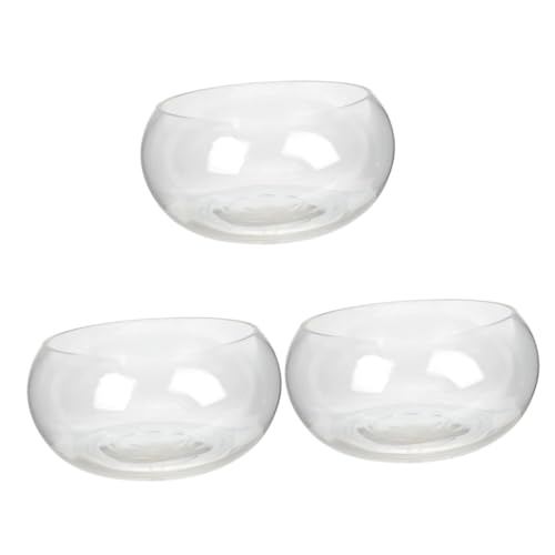 HANABASS 3St Rundes Desktop-Aquarium Hydrokultur-Pflanzgefäß großes Fischglas draussen Bausatz Glaswaren bürodekoration Zimmerpflanzen Anlage Blasenschale aus Glas dekoratives Goldfischglas HANABASS 3St Rundes Desktop-Aquarium Hydrokultur-Pflanzgefäß großes Fischglas draussen Bausatz Glaswaren bürodekoration Zimmerpflanzen Anlage Blasenschale aus Glas dekoratives Goldfischglas von HANABASS