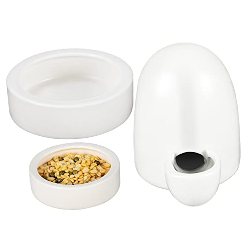 HANABASS 3Stücke Teiliges Futter und Wasserspender Set für Kleintiere Auslaufsicher für Hamster Meerschweinchen und Mäuse Einfach zu Reinigen Langlebig und Zuverlässig HANABASS 3Stücke Teiliges Futter und Wasserspender Set für Kleintiere Auslaufsicher für Hamster Meerschweinchen und Mäuse Einfach zu Reinigen Langlebig und Zuverlässig von HANABASS