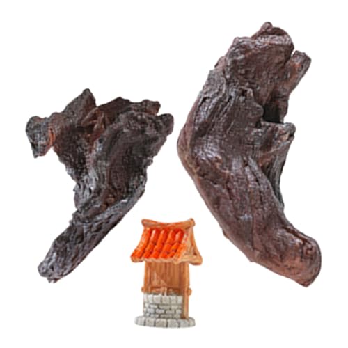 HANABASS 3stücke Aquarium Dekor Simulation Holz Ornament Lebensraum Für Süßwasser Fisch Versteck Zubehör Terrarium Reptil Landschaft Baumstamm Handwerk Natürlich Tank HANABASS 3stücke Aquarium Dekor Simulation Holz Ornament Lebensraum Für Süßwasser Fisch Versteck Zubehör Terrarium Reptil Landschaft Baumstamm Handwerk Natürlich Tank von HANABASS