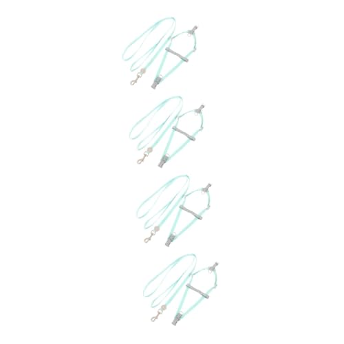 HANABASS 4 Sätze Verstellbares Katzengeschirr verstellbare Katzenleine kleines Katzengeschirr cat Leash katzenzubehöhr Welpengeschirr Geschirre und Leinen Service-Katzenweste Polyester HANABASS 4 Sätze Verstellbares Katzengeschirr verstellbare Katzenleine kleines Katzengeschirr cat Leash katzenzubehöhr Welpengeschirr Geschirre und Leinen Service-Katzenweste Polyester von HANABASS