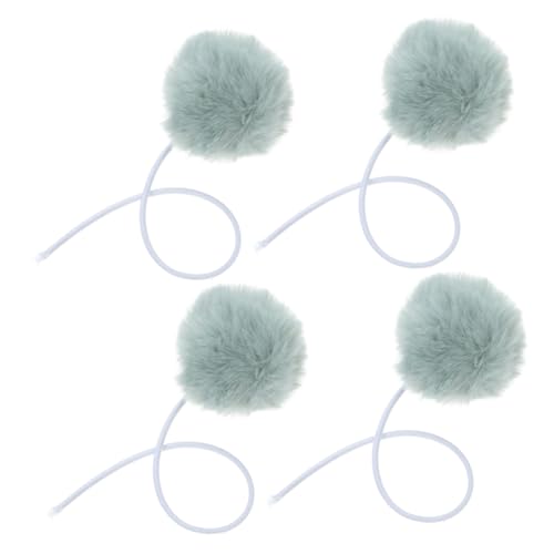 HANABASS Kratzbäume Baumelnde Interaktive Katzenspielzeuge Mit Glöckchen Aus Plüschmaterial Einfach Zu 4er-Pack REGT Das Spiel Der Katze An HANABASS Kratzbäume Baumelnde Interaktive Katzenspielzeuge Mit Glöckchen Aus Plüschmaterial Einfach Zu 4er-Pack REGT Das Spiel Der Katze An von HANABASS