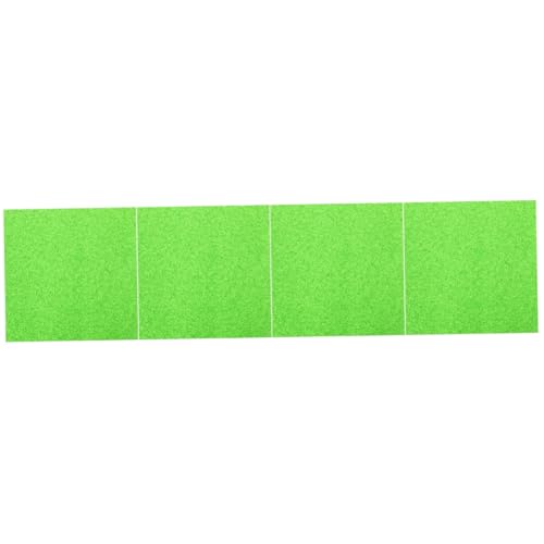 HANABASS 4 Stücke Fisch Tank Dekoration Stoßfest Aquarium Matte und rutschfeste Pad für Aquarium Tank Zubehör von HANABASS