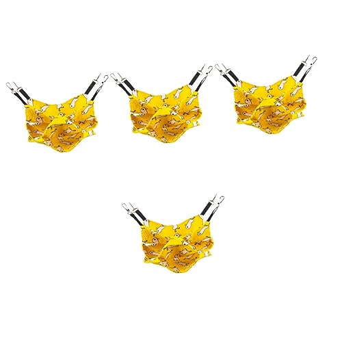 HANABASS 4 Stück Hamster Honigbeutel Plüschtiere Spielzeuge Ruhehängematte Für Hamster Bonsai-Baum Für Aquarium Hängemattenbett Für Haustiere Chinchilla-schlafbett Bettwäsche Aus Baumwolle HANABASS 4 Stück Hamster Honigbeutel Plüschtiere Spielzeuge Ruhehängematte Für Hamster Bonsai-Baum Für Aquarium Hängemattenbett Für Haustiere Chinchilla-schlafbett Bettwäsche Aus Baumwolle von HANABASS