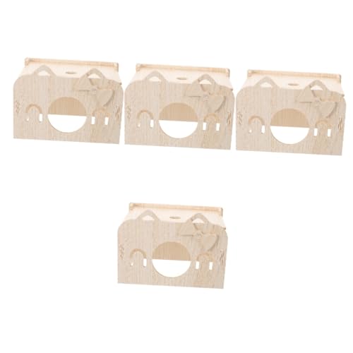 HANABASS 4 Stück Hamsterversteck Hamsterhaus Versteck Hamsterverstecke Käfig Hamsterhaus Entzückendes Rattenversteck Versteck Für Hamsterhäuser Aus Holz Rattenversteck Aus Holz Hölzern HANABASS 4 Stück Hamsterversteck Hamsterhaus Versteck Hamsterverstecke Käfig Hamsterhaus Entzückendes Rattenversteck Versteck Für Hamsterhäuser Aus Holz Rattenversteck Aus Holz Hölzern von HANABASS