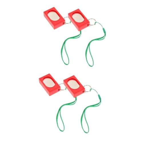 HANABASS 4 Stück Haustier-Clicker Gehorsamshilfe für Hunde Clicker zum Katzentraining Hundeklicker Hunde trainingsspielzeug Hunde zubehör Hunderuf-Clicker Welpenklicker zum Essen rot HANABASS 4 Stück Haustier-Clicker Gehorsamshilfe für Hunde Clicker zum Katzentraining Hundeklicker Hunde trainingsspielzeug Hunde zubehör Hunderuf-Clicker Welpenklicker zum Essen rot von HANABASS