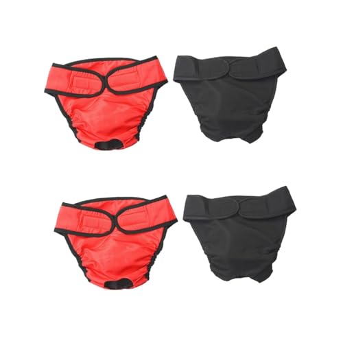 HANABASS 4 Stück Hündin körperliche Hose Hunde Unterhose hundewindel Hundehöschen Dog Diapers Hunde windel weibliche hundehose Pet körperliche Hose Hygieneunterwäsche für Hunde Welpenwindel HANABASS 4 Stück Hündin körperliche Hose Hunde Unterhose hundewindel Hundehöschen Dog Diapers Hunde windel weibliche hundehose Pet körperliche Hose Hygieneunterwäsche für Hunde Welpenwindel von HANABASS