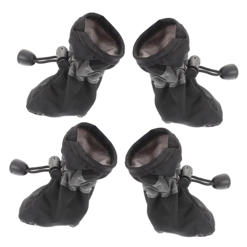 HANABASS 4 Stück Hunde- Und Katzenschuhe, Stiefel, Hundeschuhe, Haustiere, Stiefeletten, rutschfeste Hundeschuhe, Pfotenschutz, Größe L HANABASS 4 Stück Hunde- Und Katzenschuhe, Stiefel, Hundeschuhe, Haustiere, Stiefeletten, rutschfeste Hundeschuhe, Pfotenschutz, Größe L von HANABASS