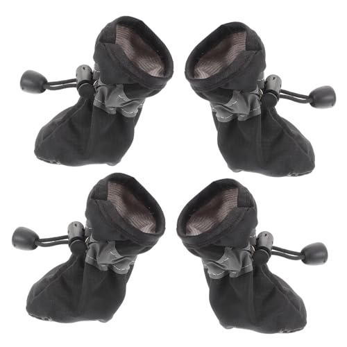 HANABASS Bequeme Hundeschuhe 4 Stück Hundeschuhe Aus Reflektierendem Material Für Das Wetter HANABASS Bequeme Hundeschuhe 4 Stück Hundeschuhe Aus Reflektierendem Material Für Das Wetter von HANABASS