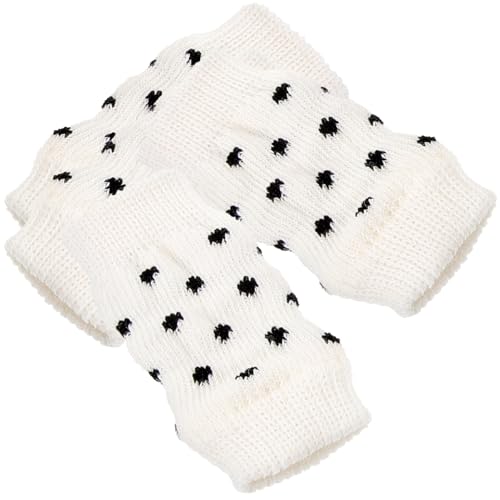 HANABASS 4 Stück Hundesocken für Draußen Warme Beinwärmer aus Atmungsaktivem Baumwollmaterial Schmutzschutz für Hunde für Kalte Jahreszeiten rutschfest und Bequem von HANABASS