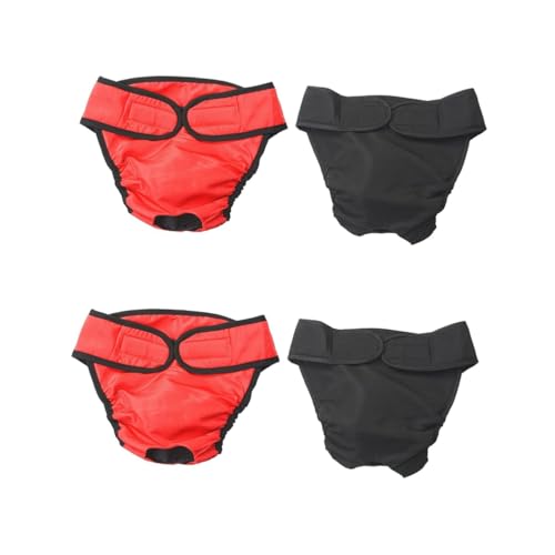 HANABASS 4 Stück Hygieneunterwäsche Für Hunde Hündin Körperliche Hose Haustierkleidung Kleine Hundeunterwäsche Pet-Training-töpfchen-höschen Pañales Desechables Welpen Pads HANABASS 4 Stück Hygieneunterwäsche Für Hunde Hündin Körperliche Hose Haustierkleidung Kleine Hundeunterwäsche Pet-Training-töpfchen-höschen Pañales Desechables Welpen Pads von HANABASS