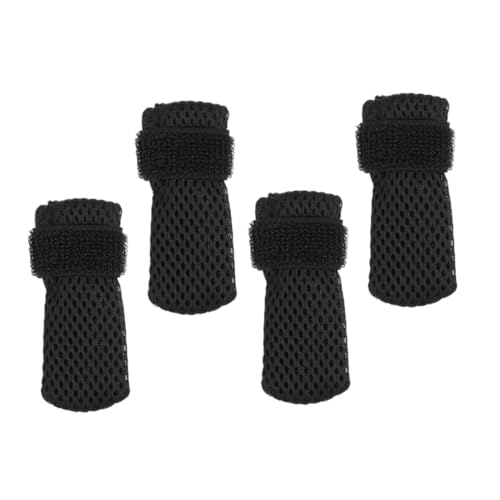HANABASS 4 Stück Kratzfeste Schuhe Für Katzen Katzenstiefel Katzentipps Für Krallen Katzenschuhe Katzenhandschuhe Gegen Kratzer Katzensocken Für Katzen Polyester Schwarz HANABASS 4 Stück Kratzfeste Schuhe Für Katzen Katzenstiefel Katzentipps Für Krallen Katzenschuhe Katzenhandschuhe Gegen Kratzer Katzensocken Für Katzen Polyester Schwarz von HANABASS