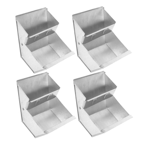 HANABASS 4 Stück Metall Futterbox für Kaninchen Futterspender Knabber Leicht zu Reinigen und Nachfüllen für Innen und Außen Landwirtschaft und Kleintierhaltung HANABASS 4 Stück Metall Futterbox für Kaninchen Futterspender Knabber Leicht zu Reinigen und Nachfüllen für Innen und Außen Landwirtschaft und Kleintierhaltung von HANABASS