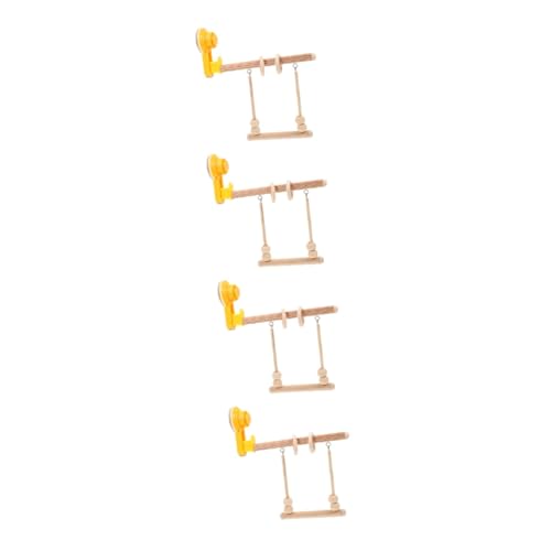 HANABASS 4 Stücke Papagei Ausbildung Rack Vogel Stehen Tasse Sichere Tabletop Vogel Barsch Für Interaktive Spielen von HANABASS