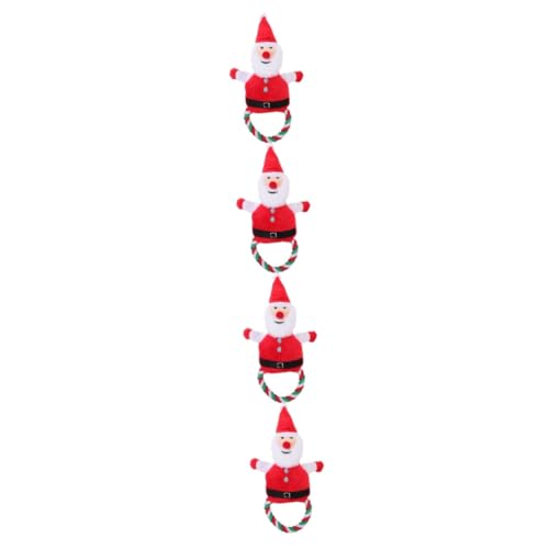 HANABASS 4 Stücke Quietschende Hundespielzeug Weihnachten Hund Kauspielzeug Haustier Molaren Spielzeug Weihnachtsmann Geformt Quietschende Kauspielzeug HANABASS 4 Stücke Quietschende Hundespielzeug Weihnachten Hund Kauspielzeug Haustier Molaren Spielzeug Weihnachtsmann Geformt Quietschende Kauspielzeug von HANABASS