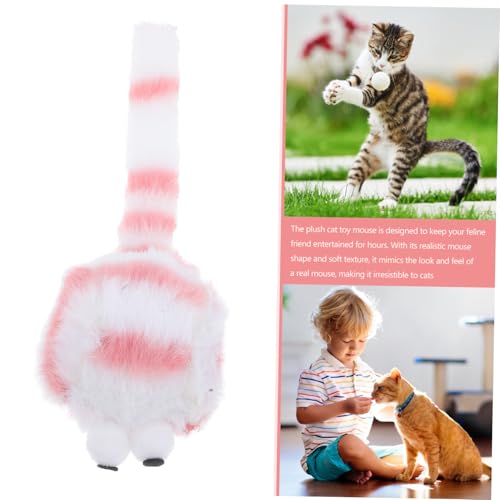 HANABASS 4 Stück Simulierte Plüschmaus Haustierspielzeug für Katzen Katzenmäusespielzeuge Spielzeugmaus für Haustiere Cat Catch Mäuse Kätzchenzubehör Mäuse für Katzen Rosa HANABASS 4 Stück Simulierte Plüschmaus Haustierspielzeug für Katzen Katzenmäusespielzeuge Spielzeugmaus für Haustiere Cat Catch Mäuse Kätzchenzubehör Mäuse für Katzen Rosa von HANABASS