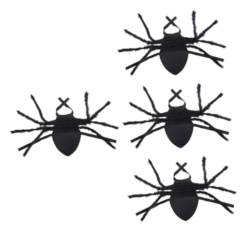 HANABASS 4 Stück Spinnengürtel- Welpenzubehör für Mädchen Spinnenkostüm für Haustiere Katzen Hundekleid Halloween kuschelig Haustier Hundesimulation Spinnengürtel HANABASS 4 Stück Spinnengürtel- Welpenzubehör für Mädchen Spinnenkostüm für Haustiere Katzen Hundekleid Halloween kuschelig Haustier Hundesimulation Spinnengürtel von HANABASS