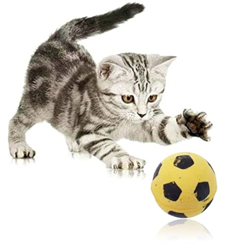 HANABASS 4Stücke Katzenspielzeug Bälle Fußball für Katzen Niedliches Interaktives zur Stärkung Freundschaft Stimulierung Natürlichen Jagdtriebs Material HANABASS 4Stücke Katzenspielzeug Bälle Fußball für Katzen Niedliches Interaktives zur Stärkung Freundschaft Stimulierung Natürlichen Jagdtriebs Material von HANABASS