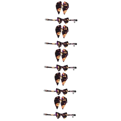 HANABASS 5 Sätze Halloween-Kragen Halloween-haustierdekoration Welpenhalsband Dekoratives Katzenhalsband Halloween- Für Hundehalsbänder Für Welpen Baumwolle Polyester von HANABASS